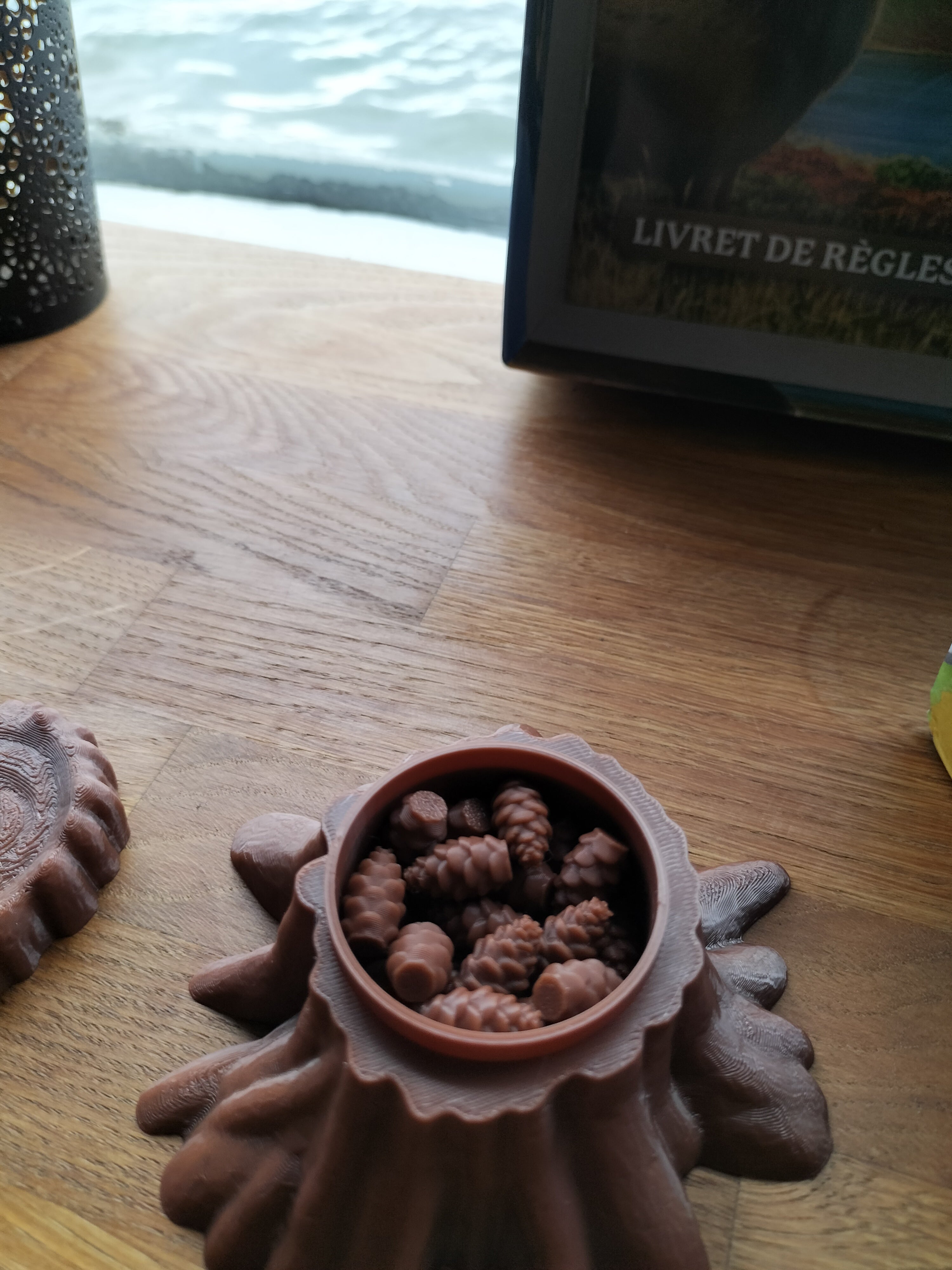 Insert et accessoires pour jeu de société Cascadia