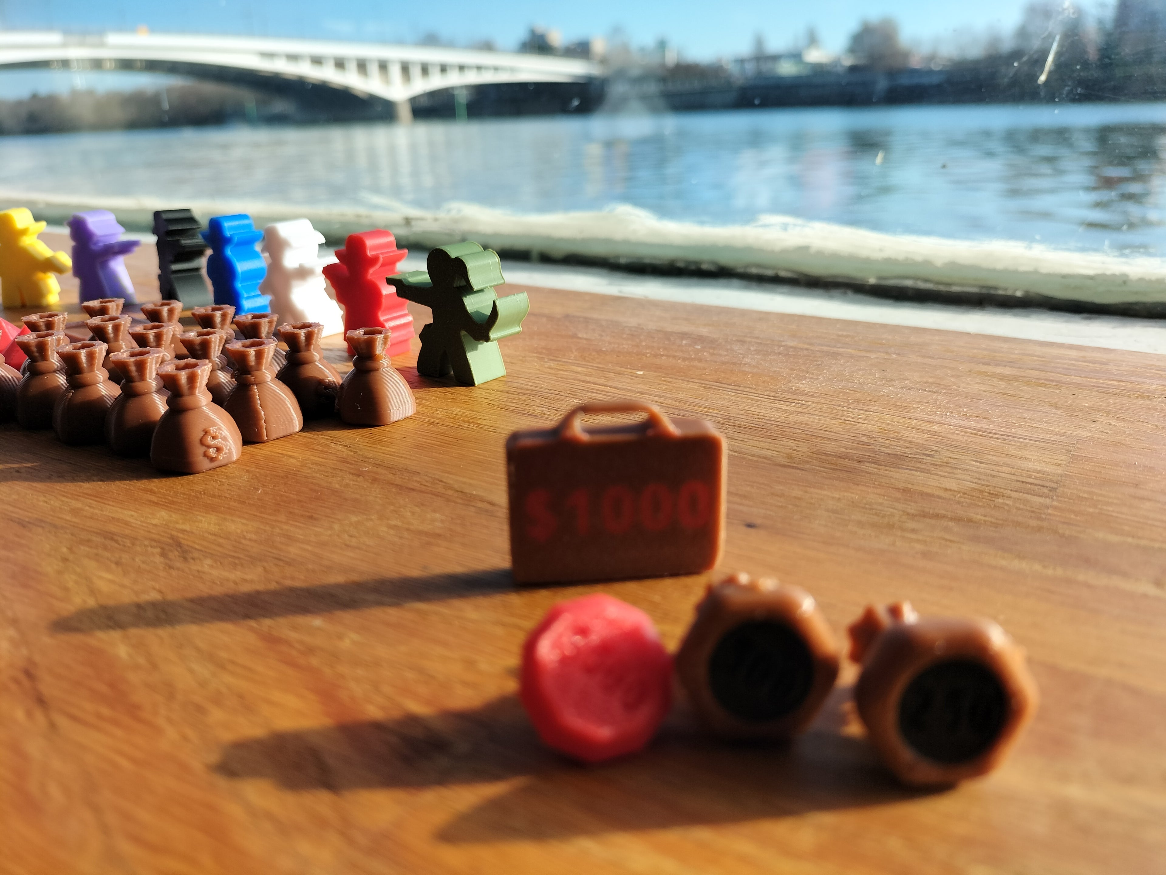 Insert et accessoires complets pour le jeu de société Colt Express